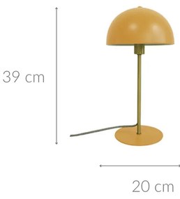 Lampa stołowa grzybek BONNET, Ø 20 cm