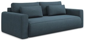 Niebieska rozkładana/ze schowkiem sofa 238 cm Kapua – Makamii