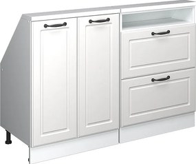 Szafka kuchenna na dach skośny biały domek wiejski 120x46x81.6 r-line