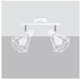 Biała lampa sufitowa ø 10 cm Varpu – Nice Lamps