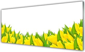 Panel Szklany Klasyczna Elegancja Tulipanów