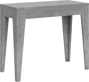Konsola rozkładana 90x42/198 cm Isotta Small Cementu