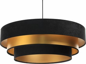 Lampa wisząca TRIO MIX czarna/złota