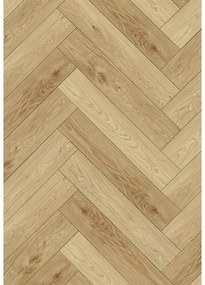 Mexen Anniston panele winylowe jodełka 635 x 127 mm SPC 6,5 mm, podkład IPEX 1,5 mm, 4 V-Fuga, Dąb - F1171-0635-127-505-4V1-01