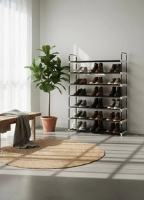 Czarny regał na obuwie G1-C23