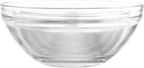 Altom Zestaw szklanych misek z pokrywką, beżowy, 5 szt.