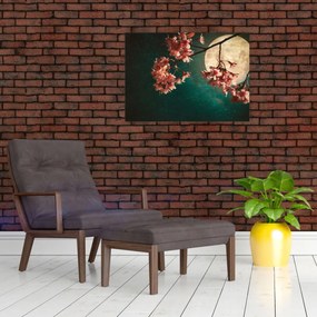 Obraz - Kwiat wiśni podczas pełni (70x50 cm)