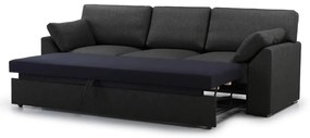 Antracytowa rozkładana sofa 233 cm Janson – Scandic