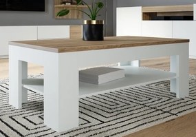 Stolik kawowy z półką Lewisville 5016 Secret Grey/dąb Valencia