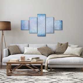 Obraz - Mandale w niebieskim (125x70 cm)