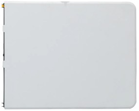 Autronic Stół ogrodowy, metal, plastik, biały,AZ-K 1002 WT