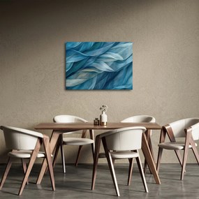 Obraz - Niebieskie i białe fale (70x50 cm)