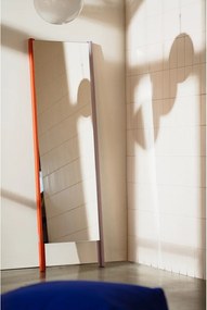 Lustro z drewnianą ramą stojące 49x166 cm Lun – noo.ma