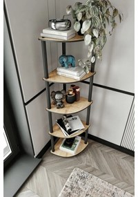Regał Corner Oak, 5 półek