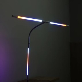 Lampa LED na biurko NOX z efektami RGBW, podstawa, pilot zdalnego sterowania