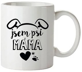 Bohemia Gifts Kubek ceramiczny - Jestem psią mamą, 350 ml