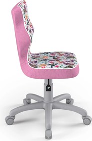 Obrotowe krzesło dziecięce z wzorami Petit Grey rozmiar 3 (119-142 cm)