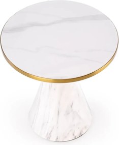 Nowoczesny biały stolik kawowy F4-D26