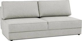 Jasnoszara rozkładana/ze schowkiem sofa 202 cm Dora – Scandic