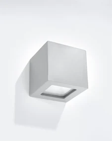 Kinkiet ceramiczny LEO szary SOLLUX  LIGHTING