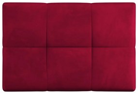 Czerwony moduł aksamitnej sofy Rome Velvet – Cosmopolitan Design