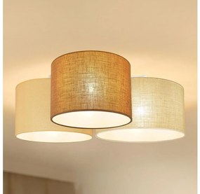 Brilagi - Oprawa sufitowa SPIDER 3xE27/15W/230V beżowa/kremowa