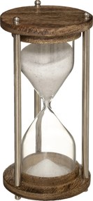 Ozdobna klepsydra, obudowa z drewna mango i metalu