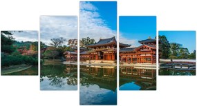 Obraz - Świątynia Byodo-in, Japonia (125x70 cm)