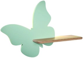 Lampka dziecięca na ścianę miętowa - K031-Nando