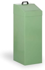 Kosz metalowy na śmieci segregowane, 100 l, zielony