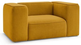 Fotel w kolorze ochry Zephyr – Bobochic Paris
