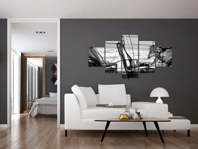 Obraz - Model samochodu 3D (125x70 cm)