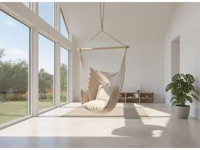 Fotel wiszący DAGO beżowy