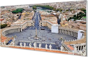Panel Szklany Panorama Placu Świętego Piotra