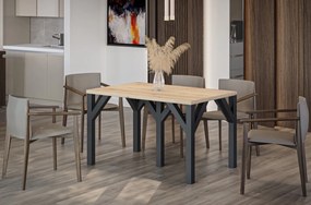 Industrialny stół jadalniany Dunaj 295 rozkładany od 130 do 295 cm