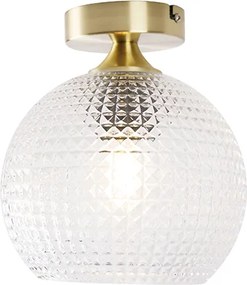 Lampa sufitowa w stylu art deco mosiądz - Sphere