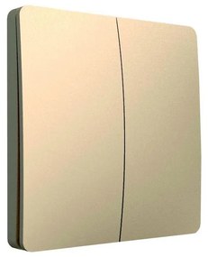 Kinetyczny bezprzewodowy wyłącznik 2P IP67 złoty