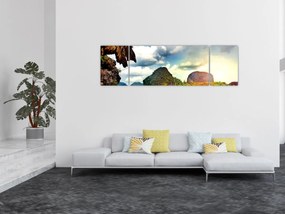 Obraz - Zatoka Phang Nga (170x50 cm)