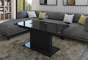 Stół METRON 70 cm do Salonu Jadalni, Rozkładany, Prostokątny, Czarny