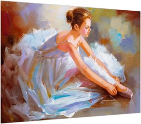 Obraz na szkle - Balerina (70x50 cm)