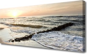 Obraz na płótnie Szum Morskich Fal