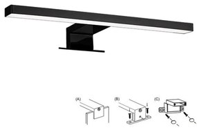 Top Light GILA C - LED Łazienkowe oświetlenie lustra LED/5W/230V IP44