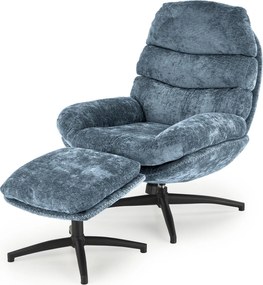 Fotel do salonu z podnóżkiem i funkcją kołyski Dario Halmar
