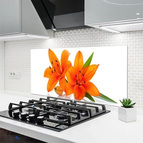 Szkło do Kuchni na Ścianę Letni Ogród Kwiatowy