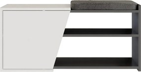 Szafka na buty Fiona White and Anthracite