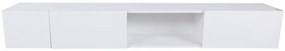 Biała szafka pod TV 180x30x25 cm Wagna – Kalune Design
