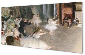 Obraz akrylowy Próba baletowa na scenie - Edgar degas