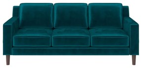 Zielona aksamitna sofa 83 cm Brynn – Støraa