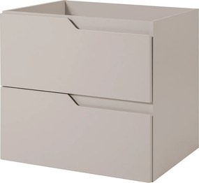 Szafka łazienkowa wisząca pod umywalkę, kaszmir, 60 x 57 x 46 cm