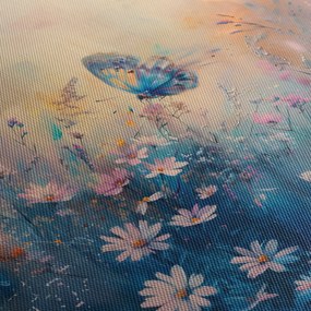 Obraz - Łąka z motylem (125x70 cm)